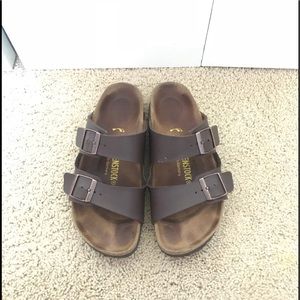 Brown birko-flor Birkenstocks